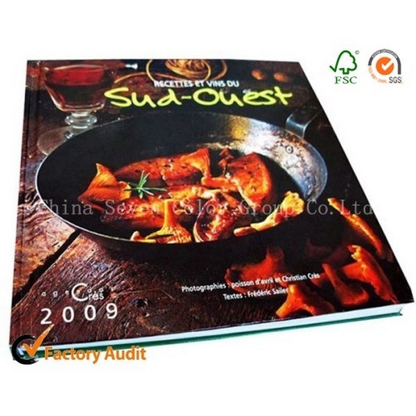 Customized Printing Hardcover Cooking Book